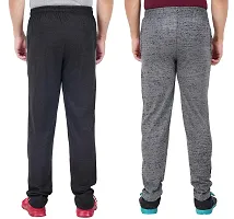 Men's Regular Fit Printed Track Pants (Pack of 2) (GG_Pant_404_Charcoal_P3_Gray-M)-thumb1