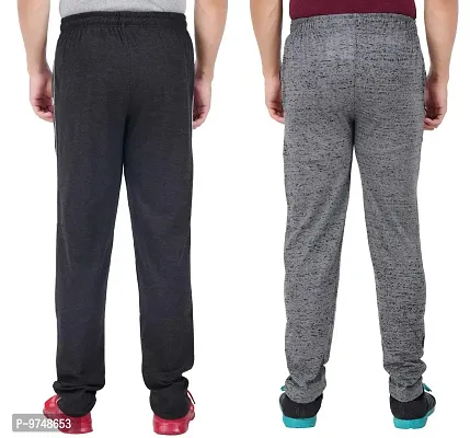 Men's Regular Fit Printed Track Pants (Pack of 2) (GG_Pant_404_Charcoal_P3_Gray-M)-thumb2