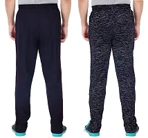 Men's Regular Fit Printed Track Pants-thumb1