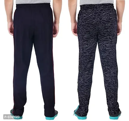 Men's Regular Fit Printed Track Pants-thumb2