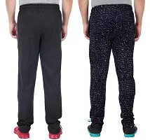 Men's Regular Fit Printed Track Pants (Pack of 2) (GG_Pant_404_Charcoal_P3_Navy-L)-thumb1