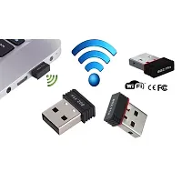 Wi-Fi Receiver Wireless Mini Wi-Fi Network Adapter with Driver Cd For Computer  Laptop And Etc Device Use-thumb2
