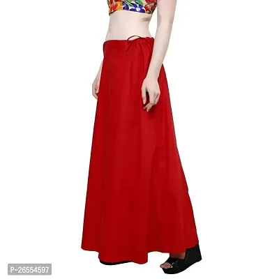 Womens Cotton Petticoat Saree Cotton Underskirt Sari Pure Cotton Petticoat-thumb4