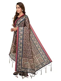 Shoppy Villa Digital Printed Chanderi Silk dupatta for women (Length:2.3 MTR || Width :1.12 MIT)-thumb1