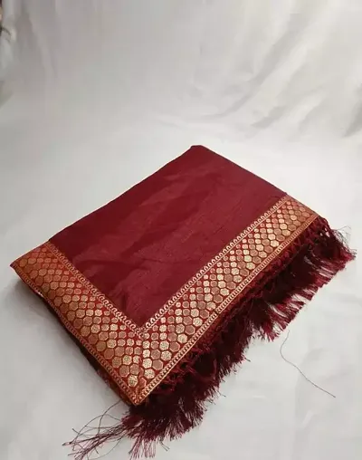 Stylish Zari Saree with Blouse Piece