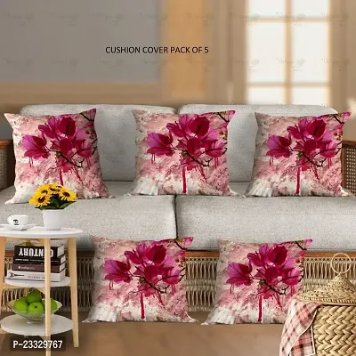 BLUEDOT Digital Printed Cushions Covernbsp;nbsp;(Pack of 5, 40 cm*40 cm, Multicolor)-thumb0