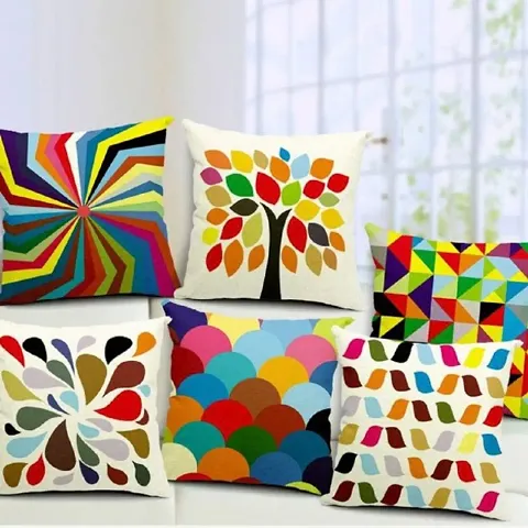 Printed Cushion Cover Set Of 5