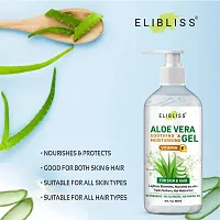 Aloe Vera Gel For Face, with Pure Aloe Vera  Vitamin E for Skin and Hair - 300ml-thumb4