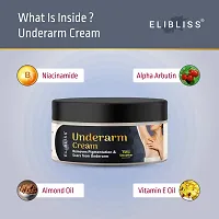 Elibliss Underarm Cream for Fairness Lighten and Brightening Cream for Women and Men 50g-thumb2