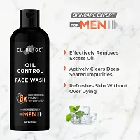 Elibliss Men Oil Control Face Wash for Anti-Pollution, Deep Cleansing - Paraben Free 100 ml-thumb2