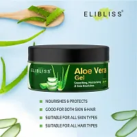 Aloe Vera Gel for Face, Skin  Hair | Ultimate Gel for Glowing Skin | for Both Men and Women | No Parabens, Mineral Oils, Silicones, Synthetic Fragrances-thumb2