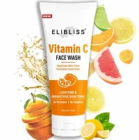 ELIBLISS Vitamin C Face Wash for Face Brightening, Clean  Glowing Skin Toxin, SLS and Paraben Free 75ml-thumb1