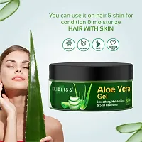 Aloe Vera Gel for Face, Skin  Hair | Ultimate Gel for Glowing Skin | for Both Men and Women | No Parabens, Mineral Oils, Silicones, Synthetic Fragrances-thumb1