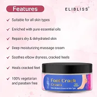 Elibliss Foot Care Cream for Rough, Dry and Cracked Heels | Wellness Foot Care Cream Moisturizes and Soothes Feet 50gm-thumb1