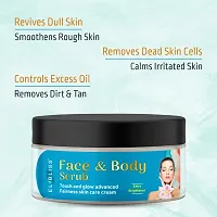 Elibliss De-Tan Scrub for Face  Body | Revitalizing Tan Removal Scrub | Cleanser Scrub for Deep Exfoliation | Dead Skin Remover Scrub | Blackhead Remover Scrub | Skin Brightening Lightening-thumb3