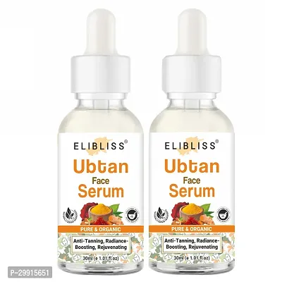 Elibliss Professional Ubtan Face Serum - Skin Brightening Serum, Anti-Aging Pack of 2