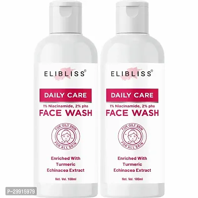 Elibliss Daily Care Turmeric Face Wash for Radiance, Glow, Skin Brightening  Sun Protection (pack of 2)