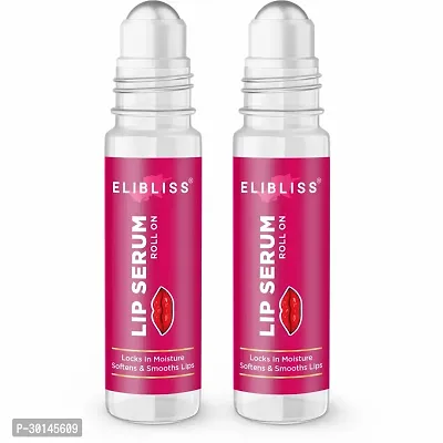 Elibliss Natural Lip Lightening  Plumping Roll on Lip Serum for Men Women Pack of 2