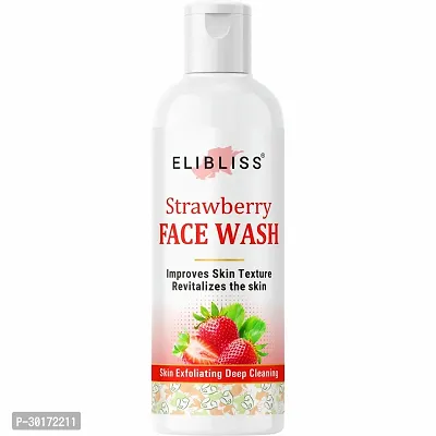 Elibliss Strawberry Facewash For Reveal Smooth, Healthy, Glowing Skin For Everyday Skin Routine 50ml