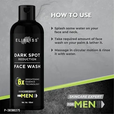 ELIBLISS Dark Spot Removal | Pore Cleansing Soap-Free Face Wash for Men(pack of 3)-thumb2