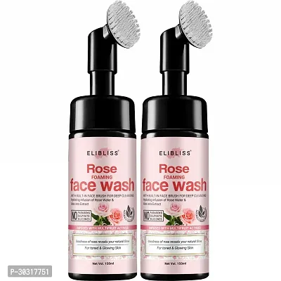 Elibliss Rose Face Wash for  Oil Control, Radiance  Glow,  Anti-ageing (pack of 2)