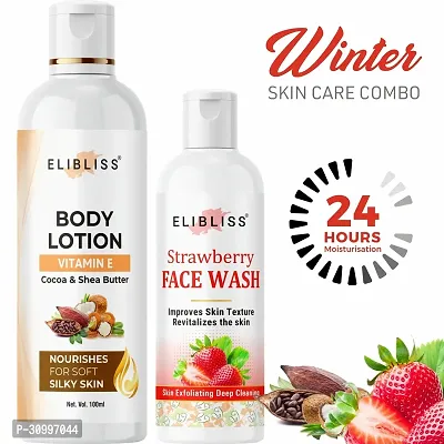 Elibliss Cocoa  Shea Butter with Strawberry Face Wash for Refreshing-thumb0