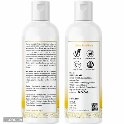 Natural Ubtan Turmeric Face Wash for Radiance, Glow, Skin Brightening and Sun Protection-thumb2