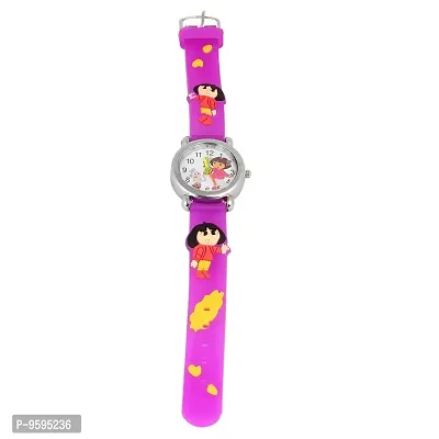 Emartos Love Watch Series Analogue Girl's  Boy's Watch (Purple Dial Purple Colored Strap)-thumb5