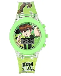 Emartos Glowing Ben-10 Digital Watch for Boys/Glowing Pink Kitty Digital Watch for Girls - for Kids-thumb1