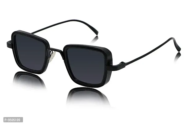 Emartos Branded Metal Body Black Square inspired from Kabir Singh Sunglass for Men & Boys-thumb0