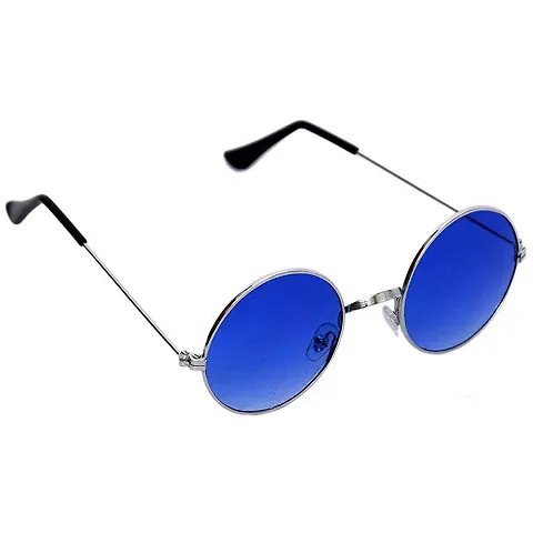 Arzonai Hammond Round Shape Mirrored UV Protection Sunglasses For Men Women [MA-040-S7 ]