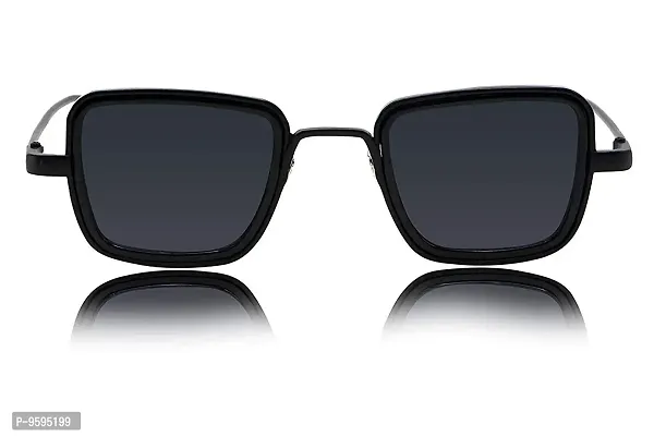 Emartos Branded Metal Body Black Square inspired from Kabir Singh Sunglass for Men & Boys-thumb2