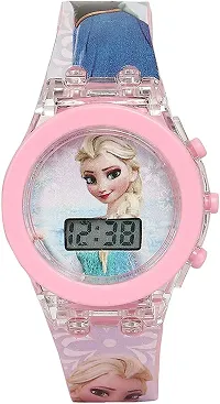 Emartos Glowing Pink Frozen/Hello Kitty/Princess Digital Watches (Combo of 3) for Girls-thumb1