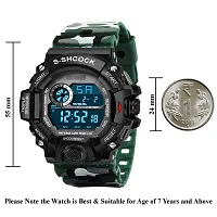 Emartos Digital Black dial Boy's and Men's Watch (Green)-thumb2