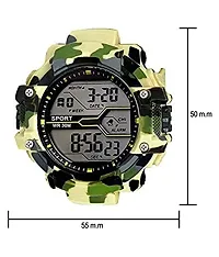 Emartos Digital Men's  Boy's Watch (Black Dial Yellow Colored Strap)-thumb3