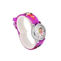 Emartos Love Watch Series Analogue Girl's  Boy's Watch (Purple Dial Purple Colored Strap)-thumb1