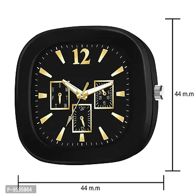 Emartos 4 Colours Watches Square Multi DIAL Analog Silicon PU Strap ADDI Stylish Designer Analog Watch - for Boys Pack of 1 (Black)-thumb5