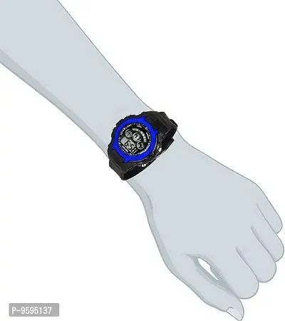 Emartos Digital 7 Light Blue Dial Watch for Boy  Girls-thumb4