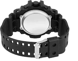 Emartos Digital Boys' and Kids Watch (Black Dial Black Colored Strap) (Pack of 2)-thumb3