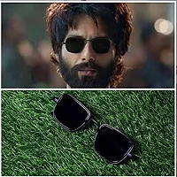 Emartos Branded Metal Body Black Square inspired from Kabir Singh Sunglass for Men & Boys-thumb2