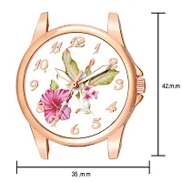 Emartos White dial Flower Watch for Girl's and Women's-thumb2