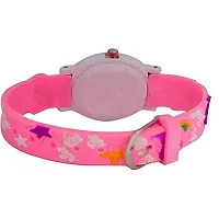Emartos Red, Orange, and Pink Barbie Analog Watch for Girls-thumb3