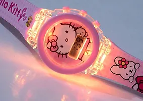 Emartos Glowing Pink Princess Digital Watch for Girls/Glowing Pink Hello Kitty Digital Watch (Combo of 2) for Girls - for Kids-thumb3