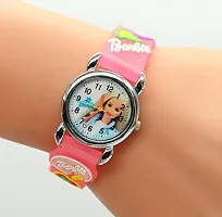 Emartos Barbie White dial Analog Kids Wrist Watch [3-10 Year] (Pink)-thumb2
