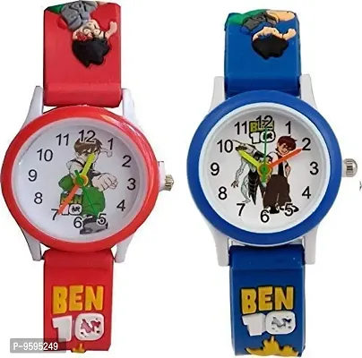 Emartos Analog Unisex Ben10 Child Watch (Multicolored Dial)