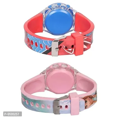 Emartos Digital Watches Combo for Kids Boys  Girls Avenger and Hello Kitty Glowing Light (Pack of 2)-thumb5