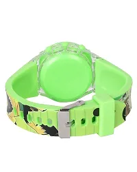 Emartos Ben Ten 10 Watch Digital Watch for Kids (Multicolour Dial Green Colored Strap) [3-7 Years]-thumb2