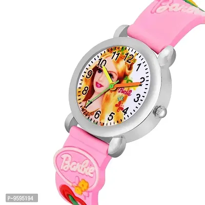 Emartos Pink Barbie Analogue and Digital LED Display Watch for Kid's  Girl's Watches Combo Pack of 2-thumb2