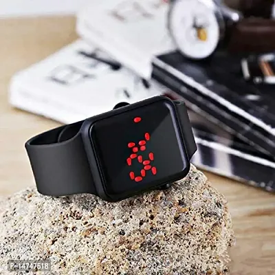 Emartos Digital Black Led Watch for kids