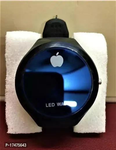 Emartos Black apple look Led watch for kids-thumb0